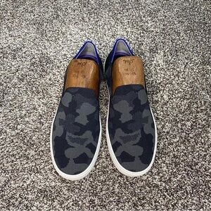 Rothy's Women's Camouflage Slip-On Sneakers - Black and Gray